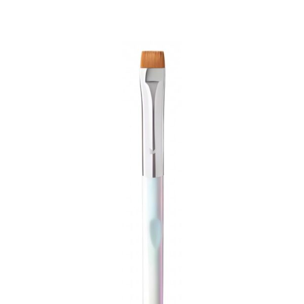 Pędzel Many Beauty X Pimp My Brows 02 – Prosty, Szeroki, Holograficzny Pędzel do Brwi