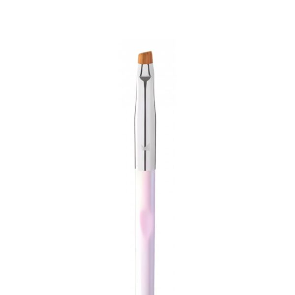 Pędzel Many Beauty X Pimp My Brows 03 – Skośny, Wąski, Holograficzny Pędzel do Brwi