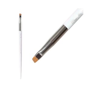 Pędzel Many Beauty X Pimp My Brows 03 – Skośny, Wąski, Holograficzny Pędzel do Brwi