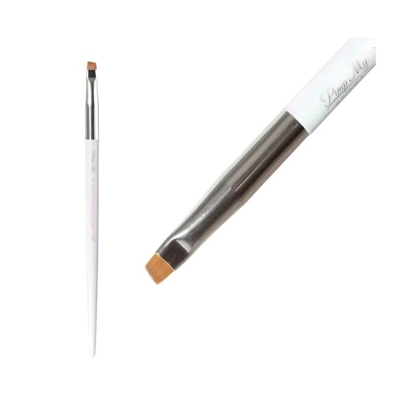 Pędzel Many Beauty X Pimp My Brows 03 – Skośny, Wąski, Holograficzny Pędzel do Brwi