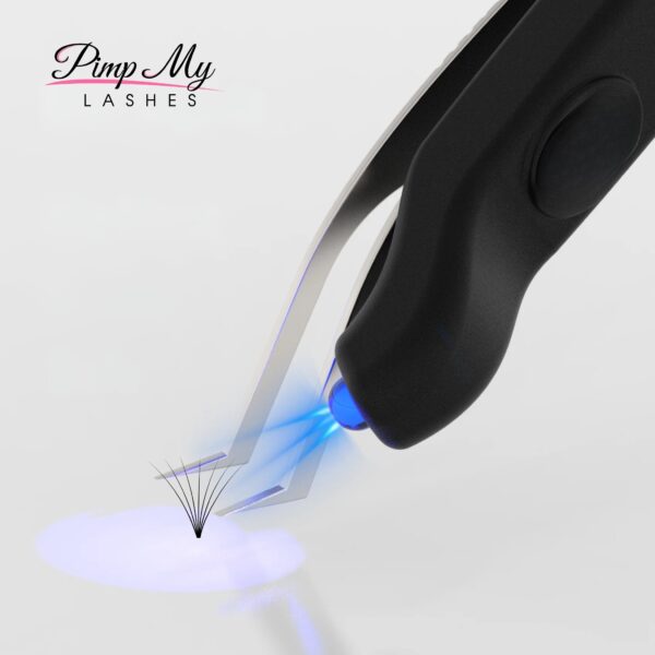 Mini lampa UV na pęsetę do przedłużania rzęs Lash LED Lamp UV Pimp My Lashes