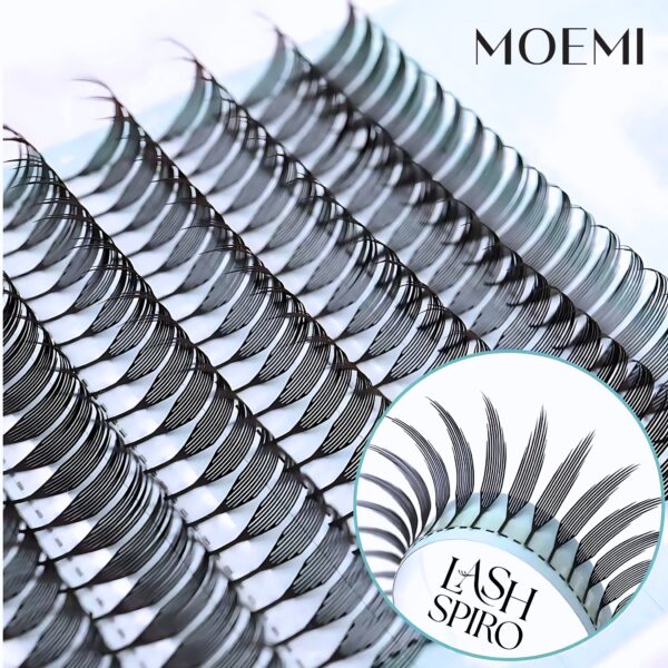 Rzęsy Anime Lashes Moemi Lash Spiro – Efekt Manga, Rzęsy Piórka, Mokry Look