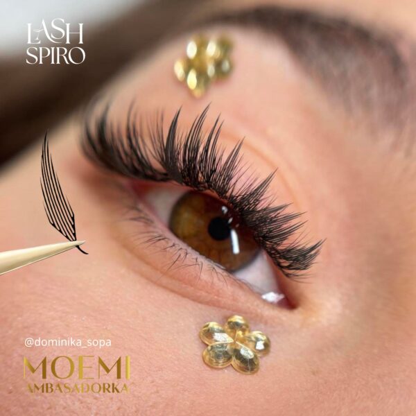 Rzęsy Anime Lashes Moemi Lash Spiro – Efekt Manga, Rzęsy Piórka, Mokry Look