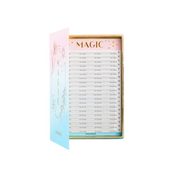 Rzęsy Kępki Magic 4D 400szt Moemi Lashes - Gotowe Kępki Do Przedłużania Rzęs
