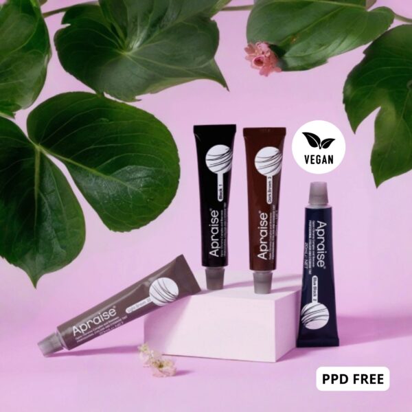Apraise – Profesjonalna Farba bez PPD do Brwi i Rzęs | Wegańska Henna Żelowa 20 ml