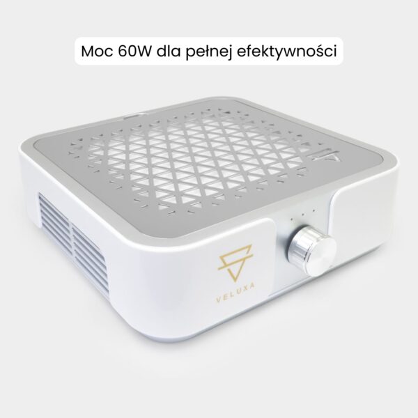 Pochłaniacz pyłu nablatowy Icoucou Veluxa V1 60W – SREBRNY lub ZŁOTY – Profesjonalny Pochłaniacz Pyłu do Paznokci