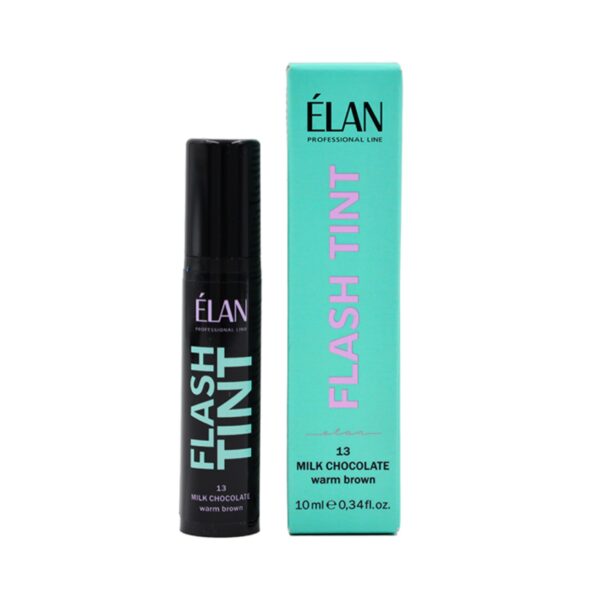 ÉLAN FLASH TINT 13 Milk Chocolate 10ml – Farba do brwi bez oksydantu i amoniaku