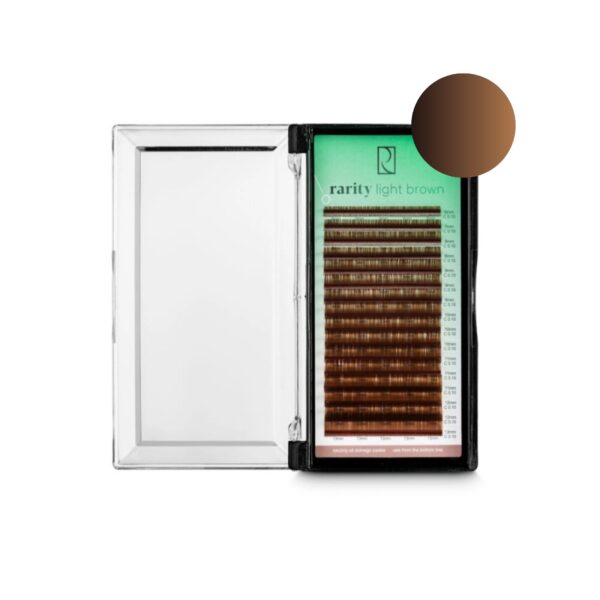 Rzęsy Rarity Light Brown – Jasnobrązowe Rzęsy o Neutralnym Odcieniu
