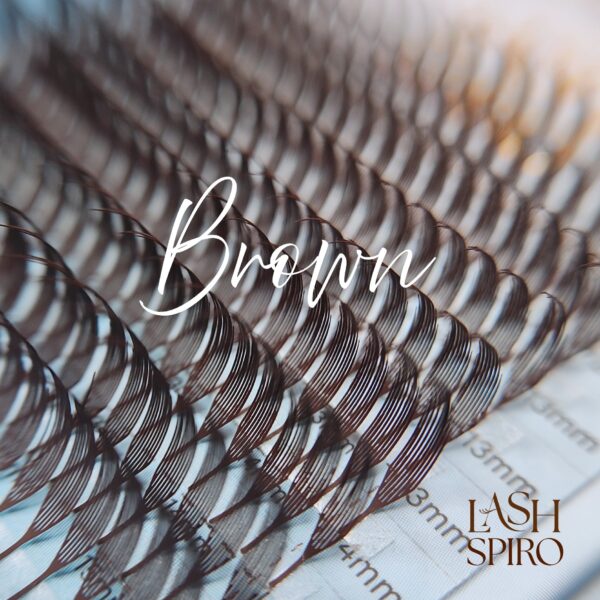 Brązowe Rzęsy Anime Lashes Moemi Lash Spiro – Efekt Manga, Rzęsy Piórka, Mokry Look