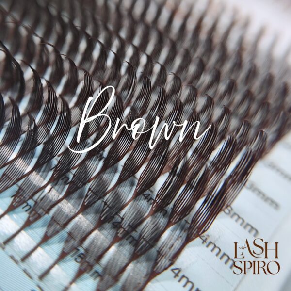Brązowe Rzęsy Anime Lashes Moemi Lash Spiro – Efekt Manga, Rzęsy Piórka, Mokry Look
