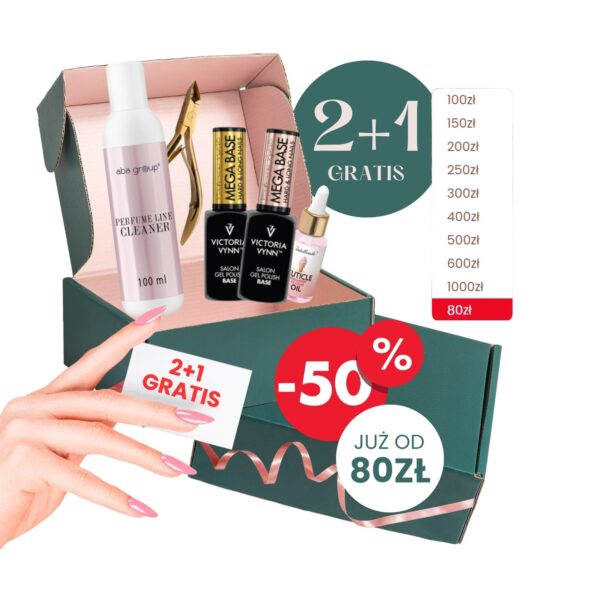 Mystery Box Paznokcie | Hity do -50% | Pudełko Niespodzianka do Stylizacji Paznokci