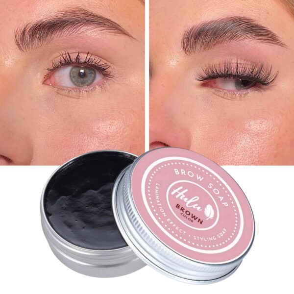Hulu Brow Soap – Brązowe Mydełko do brwi BROWN COLOR 30ml