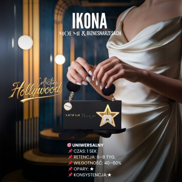 Moemi Ikona 5ml Hollywood – Klej do Przedłużania Rzęs | Jednosekundowy | Niski Opar @biznesnarzesach