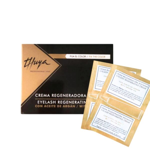 Krem Arganowy Thuya Regenerujący do Brwi i Rzęs – 12 x 4 ml (Saszetki)
