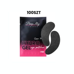 Czarne Hydrożelowe Płatki pod Oczy do Rzęs UV LED – 100 sztuk (50 par) | Pimp My Lashes
