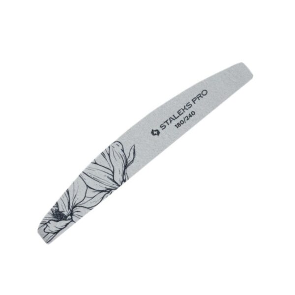 Pilnik do paznokci Staleks Expert 40 półksiężyc 180/240 grit – mineralny, jednorazowy 1 szt