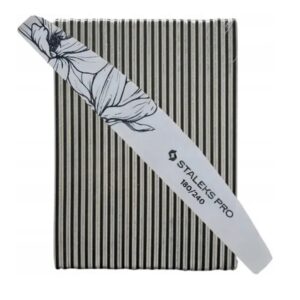 Pilnik do paznokci Staleks Expert 40 półksiężyc 180/240 grit – mineralny, jednorazowy 1 szt