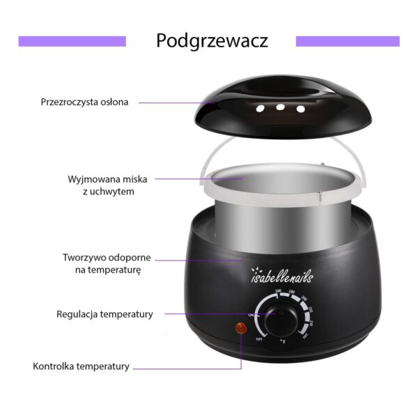 PROWAX 100W – Profesjonalny podgrzewacz do wosku twardego i w puszce