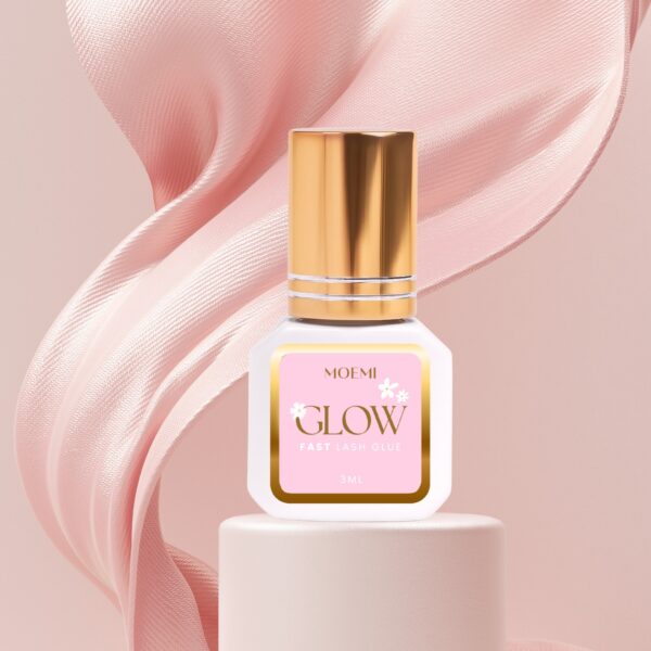 GLOW Moemi 3ml – półsekundowy klej do rzęs 0,5s | Szybki i trwały klej do przedłużania rzęs