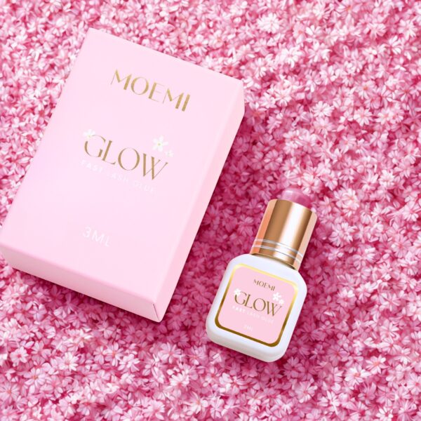 GLOW Moemi 3ml – półsekundowy klej do rzęs 0,5s | Szybki i trwały klej do przedłużania rzęs