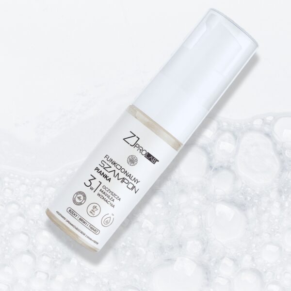 Szampon do rzęs i brwi w piance ZJ PROLAB® 30 ml – naturalna pielęgnacja po przedłużaniu
