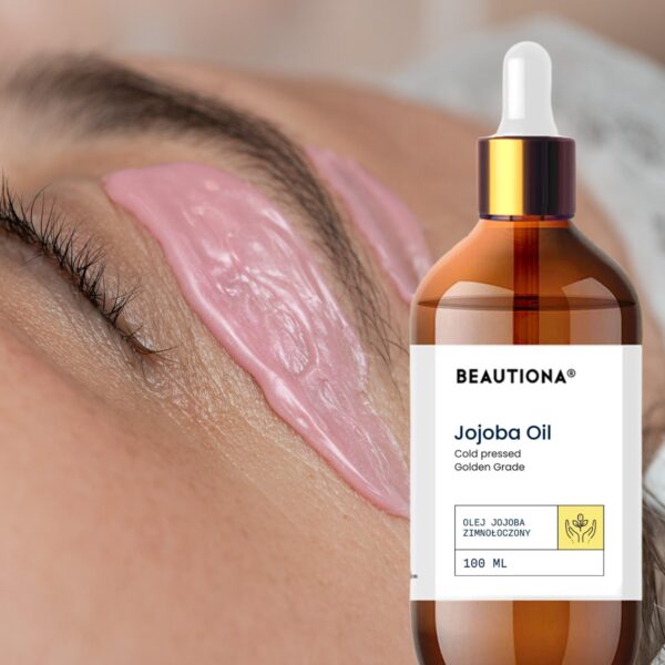 Olej Jojoba Po Liftingu Rzęs i Depilacji Twarzy – 100% Naturalny, 100 ml