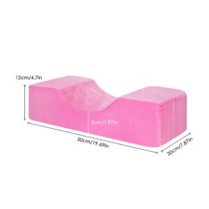 Profesjonalna poduszka do stylizacji rzęs – ergonomiczna, antyzmęczeniowa, różowa