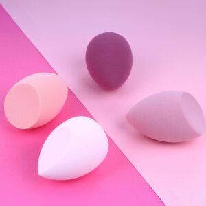 Gąbka do makijażu z organizerem – Blender Box Pink (4 sztuki)