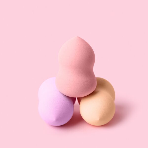 Gąbka do makijażu Pink Blender – beauty blender gruszka bez smug