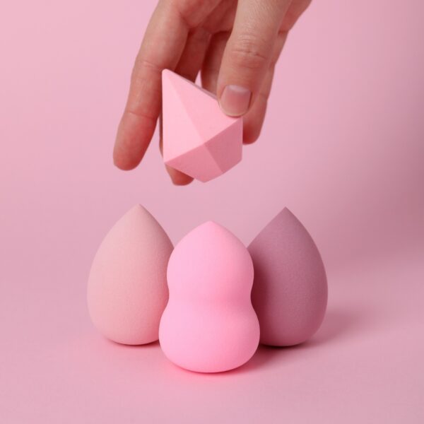 Gąbka do makijażu Pink Blender – beauty blender gruszka bez smug