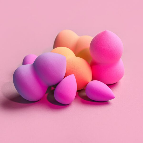 Gąbka do makijażu Pink Blender – beauty blender gruszka bez smug