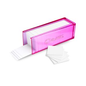 Waciki bezpyłowe do paznokci Clavier Nail Wipes 325 szt. + pojemnik z podajnikiem