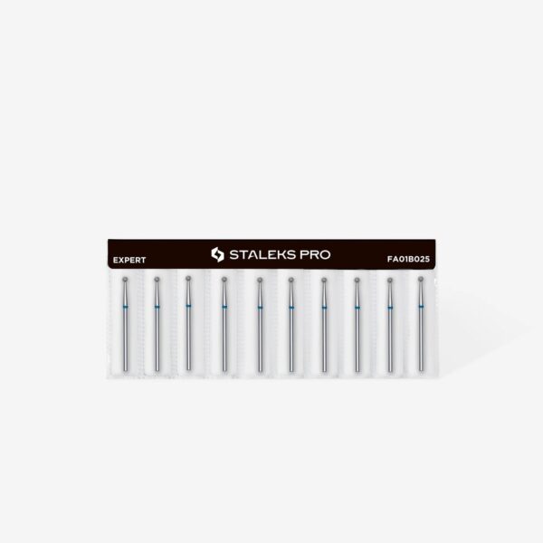 STALEKS Frez Diamentowy 2,5 mm Kulka Niebieska – Manicure, Pedicure, Podologia