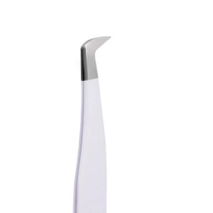 White Swan Maxi – profesjonalna pęseta do rzęs 1:1 i objętościowych | Noble Lashes