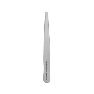 Pęseta do brwi szeroka skośna Staleks Beauty & Care 10 Type 3 – do grubych włosków brwi TBC-10/3