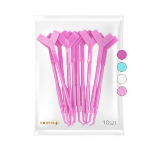 Sonda do laminacji rzęs MOEMI – zestaw 10 sztuk, aplikator plastikowy do stylizacji rzęs