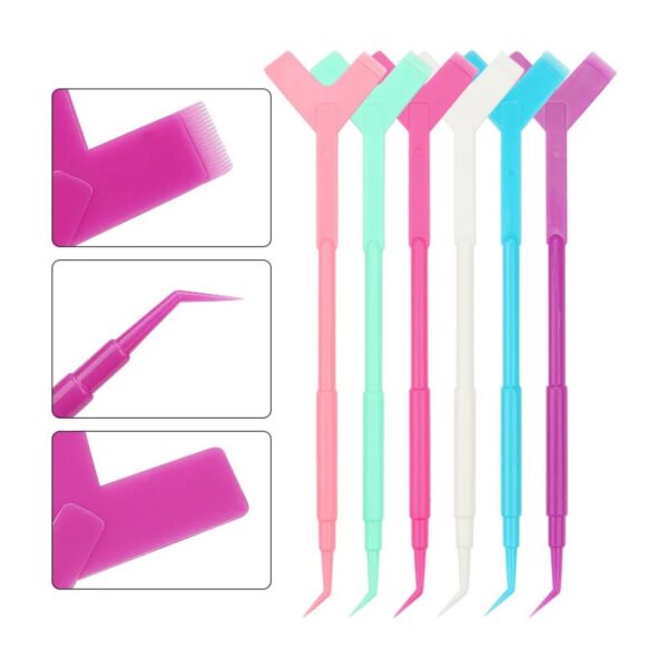 Sonda do laminacji rzęs MOEMI – zestaw 10 sztuk, aplikator plastikowy do stylizacji rzęs