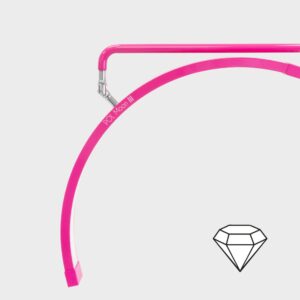 Lampa kosmetyczna LED POL Moon III z cyrkoniami – HOT PINK różowa I-Coucou
