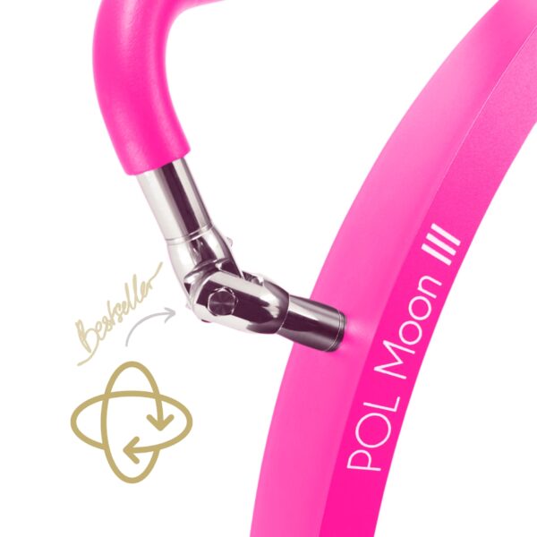 Lampa kosmetyczna LED POL Moon III z cyrkoniami – HOT PINK różowa I-Coucou