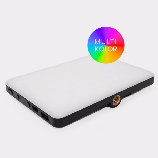 Lampa do telefonu LED RGB Stella Light MULTIKOLOR – do selfie, TikToka, nagrań | Czarna Icoucou