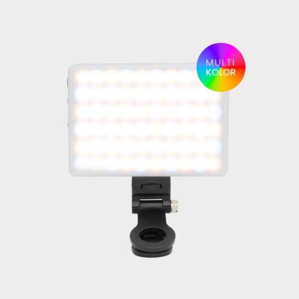 Lampa do telefonu LED RGB Stella Light MULTIKOLOR – do selfie, TikToka, nagrań | Czarna Icoucou