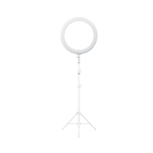 Lampa LED Ring Icoucou LUNA RING 2.0 Biała – Idealna do Salonu Kosmetycznego i Tworzenia Contentu Beauty