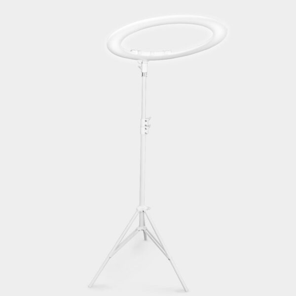 Lampa LED Ring Icoucou LUNA RING 2.0 Biała – Idealna do Salonu Kosmetycznego i Tworzenia Contentu Beauty