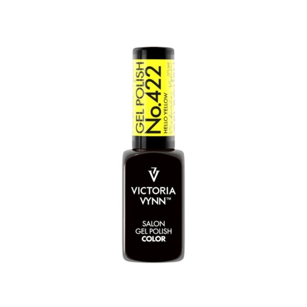 Lakier hybrydowy Victoria Vynn 422 Hello Yellow 8 ml – żółty lakier UV/LED do paznokci