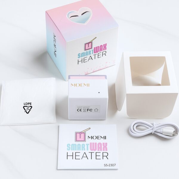 Mini podgrzewacz do wosku Moemi SMART WAX HEATER – szybka depilacja twarzy i brwi