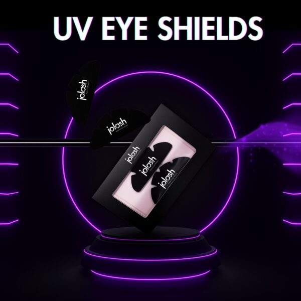 JoLash Nano Eye Shields – Czarne Płatki Ochronne do Rzęs UV LED