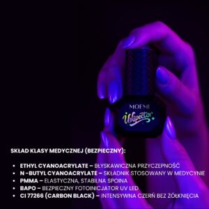 Klej do rzęs UV LED 5ml – UVSpector | Moemi bez TPO, skład klasy medycznej