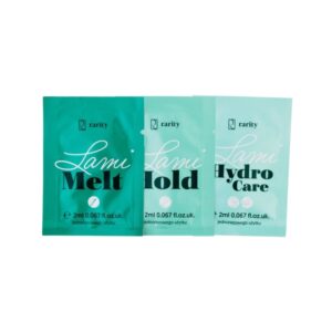 Rarity Korean Lami System – zestaw do laminacji rzęs i brwi bez tioglikolanu | 3-etapowa koreańska formuła w saszetkach