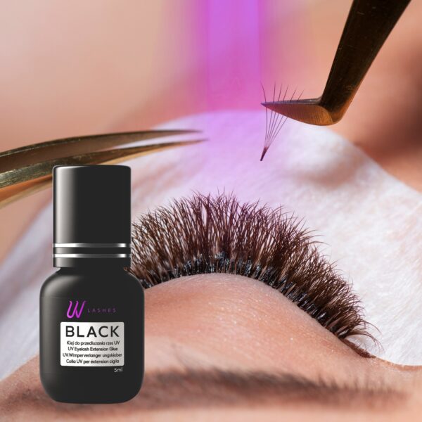 Klej UV do przedłużania rzęs Noble Lashes 5ml – Czarny, bez TPO