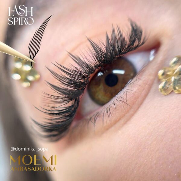 Rzęsy Piórka Anime Lashes Moemi Lash Spiro – Efekt Manga & Mokry Look
